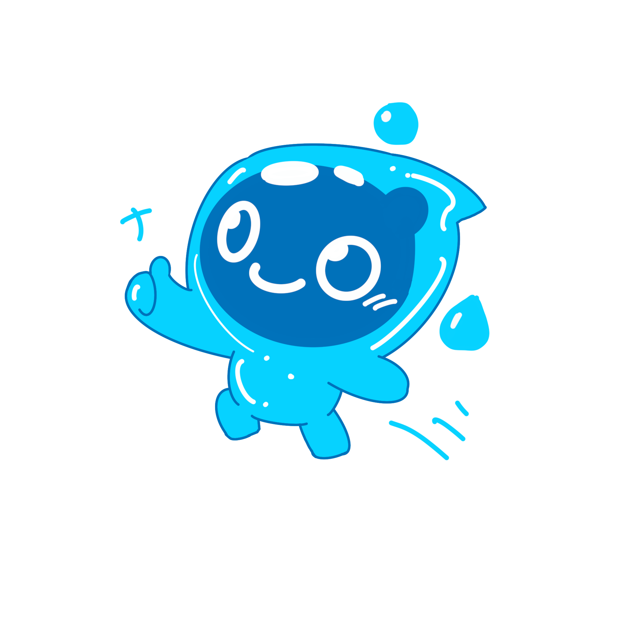 BLU mascot